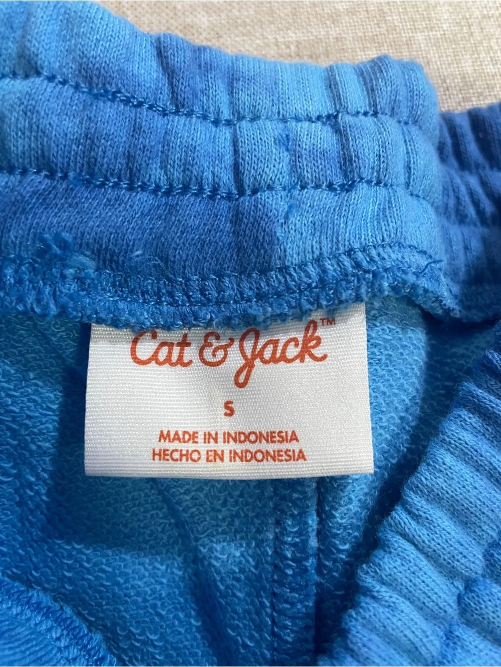 Cat & Jack Blue Tie-Dye Kids Shorts